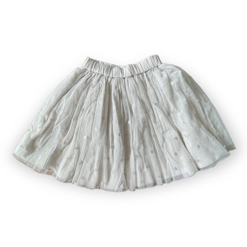 Little White Company Size 3-4y Sequin Tulle Skirt